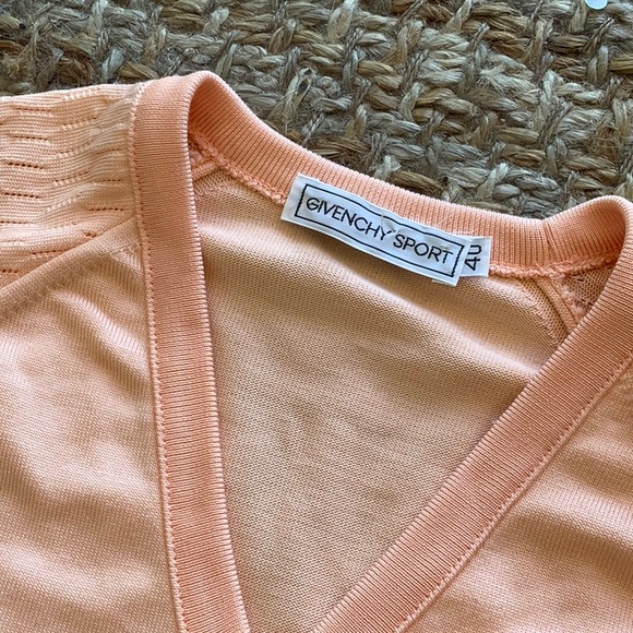 Peach Givenchy Sport Sweater Tee - Picture 2 of 4